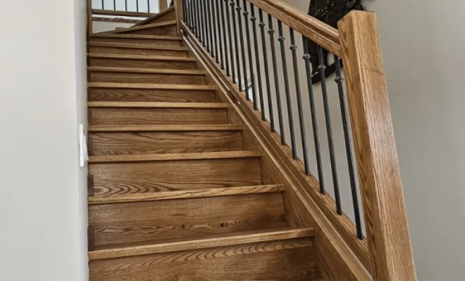 escalier vue d'en bas
