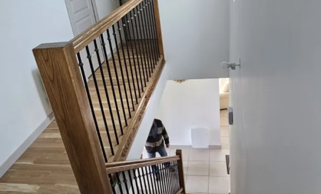 garde corps haut d'escalier