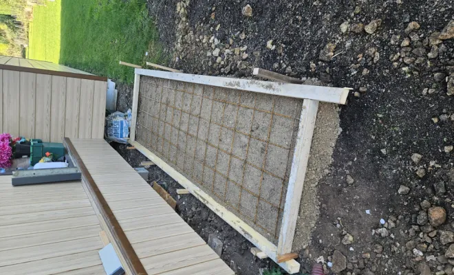 Fabrication et pose d'un escalier extérieur à Pacy-sur-Eure., Vernon, Houelle Menuiserie